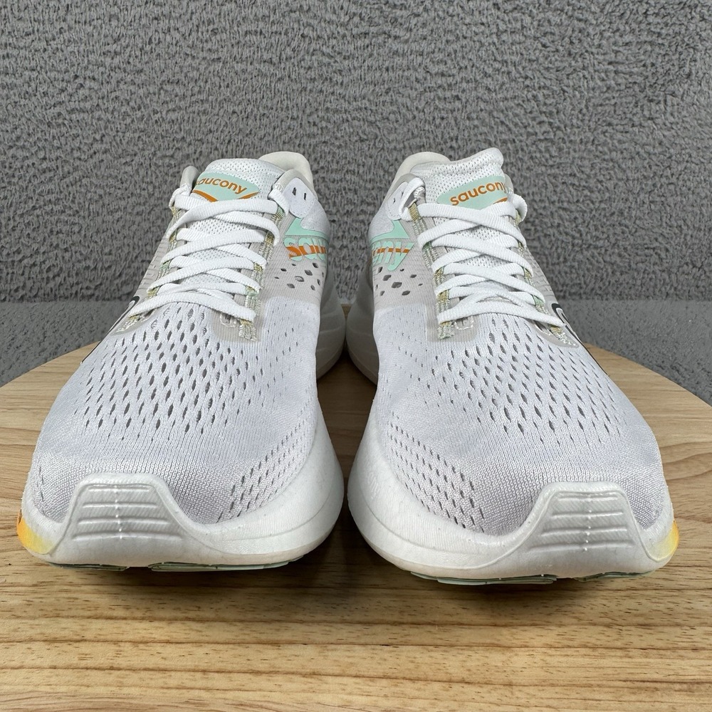 Saucony Womens Ride 17 Womens Size 11 Gray Road Running Shoes Cushion S10925-250 - Picture 2 of 12